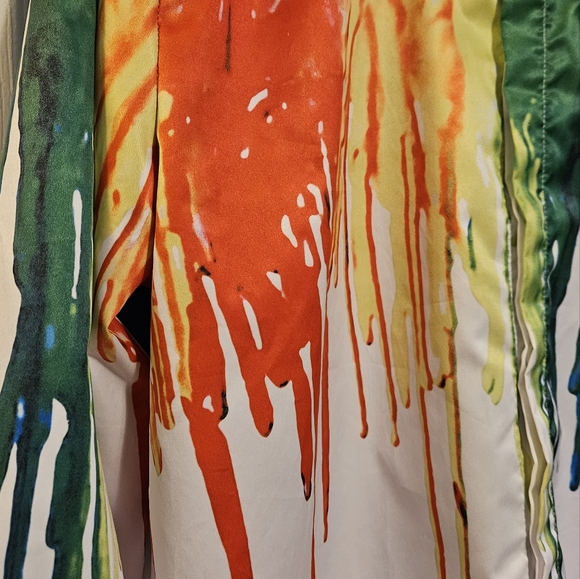 Ding Ge Fu Shi paint drip button up shirt size XL - Picture 5 of 13